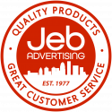 Jeb logo seal white-red 2022